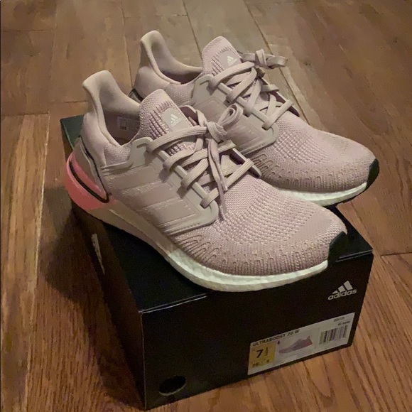 adidas women's ultraboost 20 running shoes rose